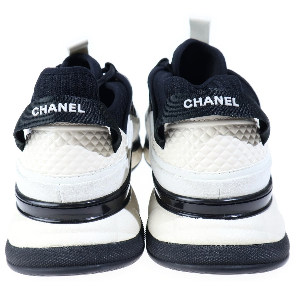 CHANEL(シャネル) 25SS ココマーク スピンドル パブリック ローカットスニーカー ブラック/ホワイト G46261