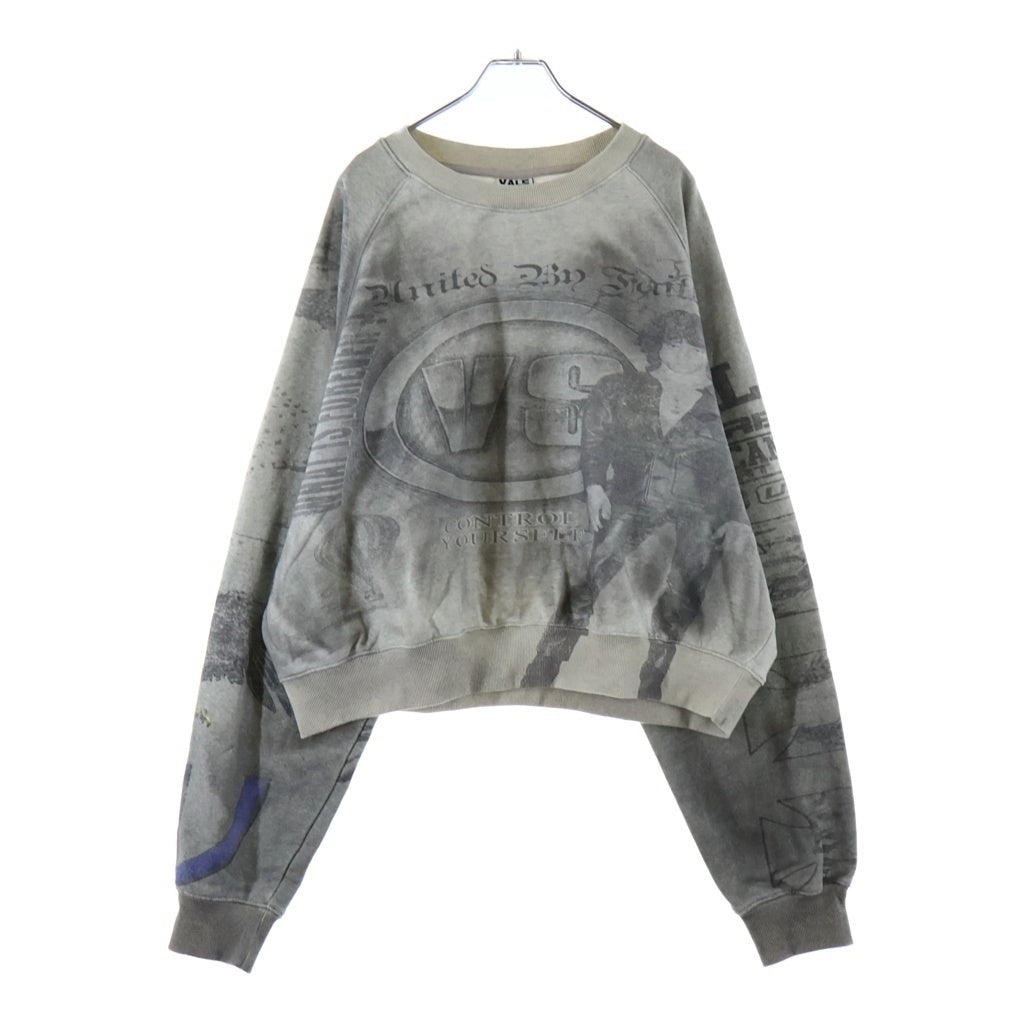 NO BRAND(ノーブランド) 【VALE ベイル】Dreams Gray Stone Crewneck ドリームス グレイ ストーン クルーネックトレーナー グレー