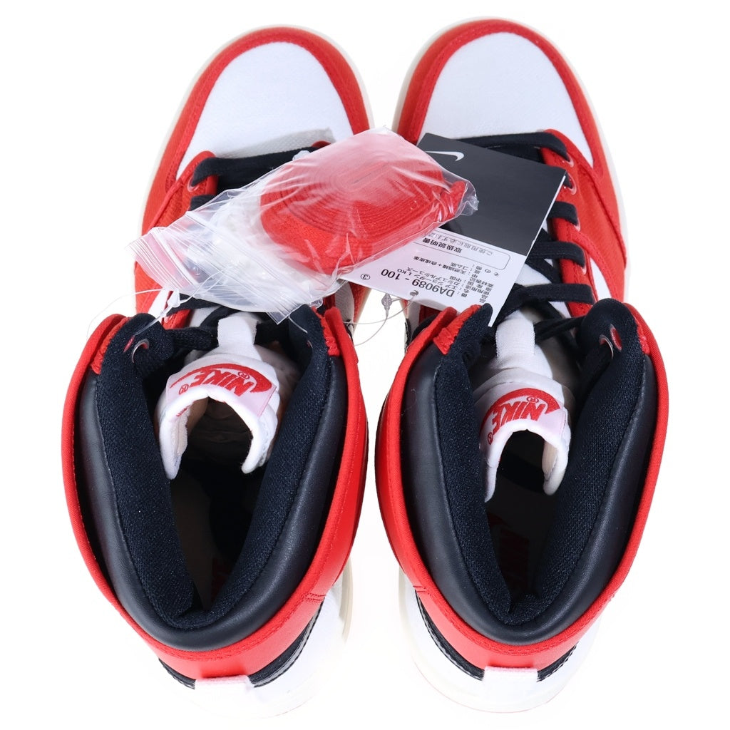 NIKE(ナイキ) Air Jordan 1 KO High Chicago エアジョーダン1 ハイ シカゴ ハイカットスニーカー ホワイト/レッド US9.5/27.5cm DA9089-100