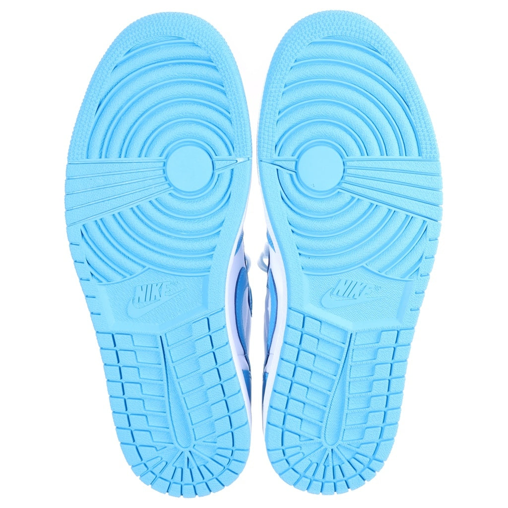 NIKE SB(ナイキエスビー) AIR JORDAN 1 LOW UNC エアジョーダン1 ロー ローカットスニーカー シューズ ホワイト/ブルー US9.5/27.5cm CJ7891-401