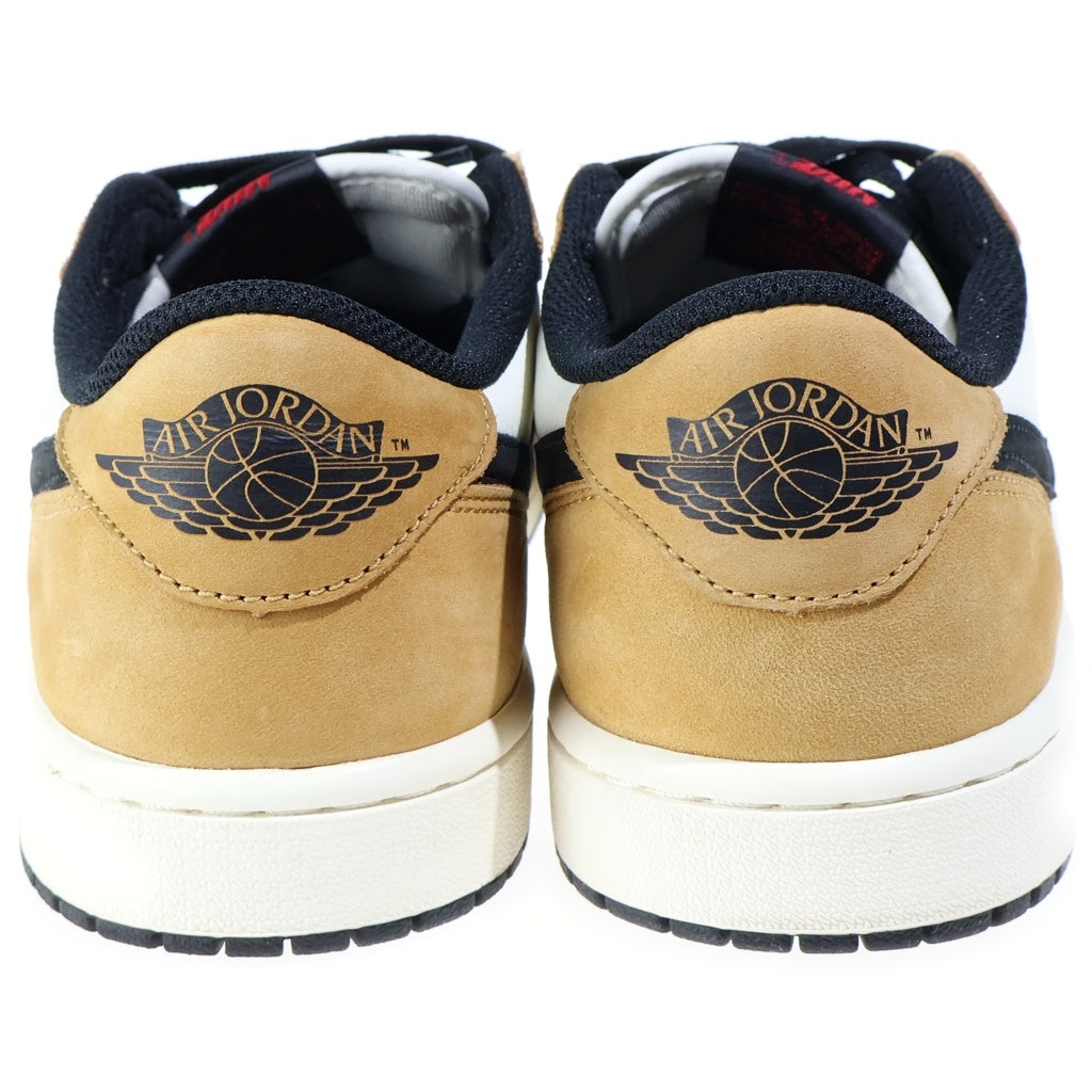 NIKE(ナイキ) Air Jordan 1 Low Rookie of the Year Sail and Golden Harvest エアジョーダン1 ロー OG ルーキーオブザイヤー セイルアンドゴールド ローカットスニーカー US9.5/27.5cm CZ0790-107