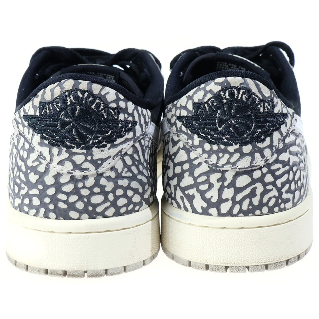 NIKE(ナイキ) Air Jordan 1 Retro Low Black Cement エアジョーダン1 レトロ ロー OG ブラックセメント ローカットスニーカー ブラック/ホワイト US9.5/27.5cm
