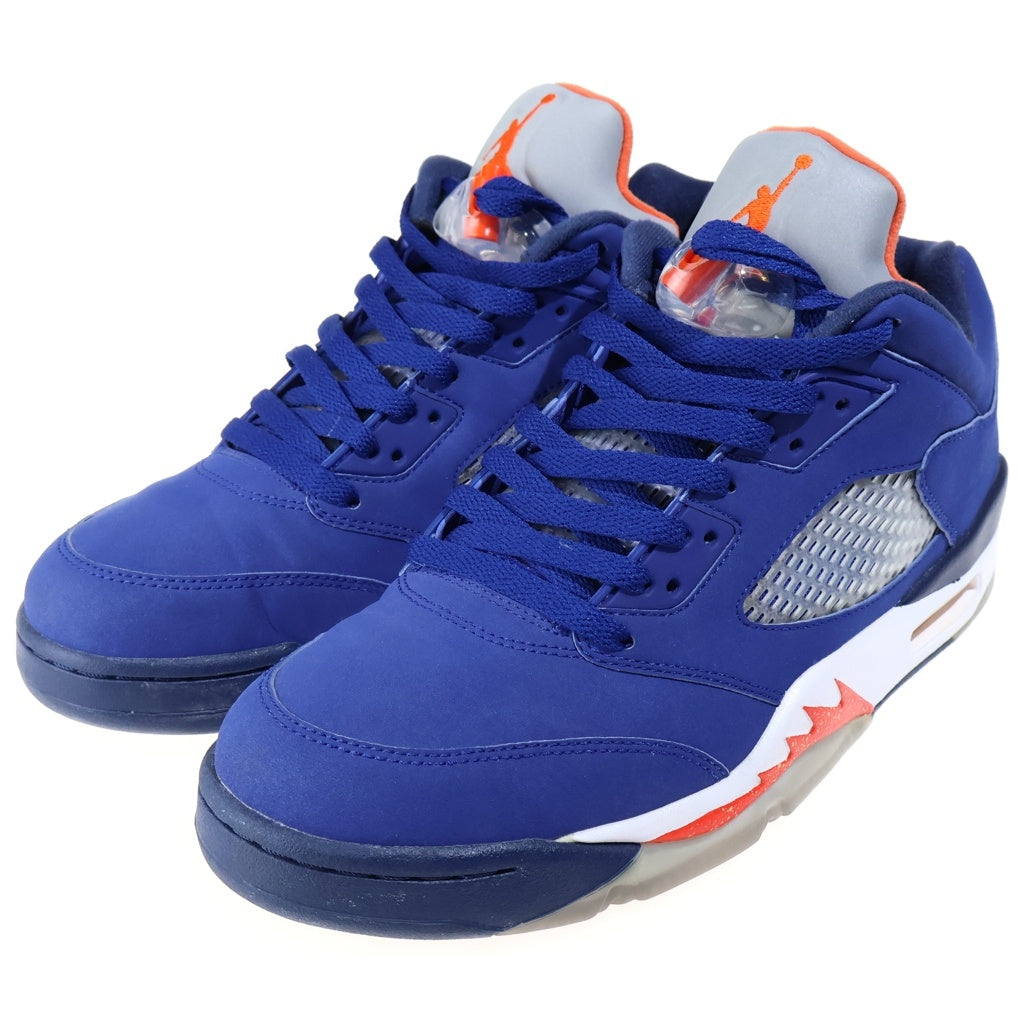 NIKE(ナイキ) Air Jordan 5 Retro Low Knicks エアジョーダン5 ロー ニックス ローカットスニーカー ネイビー US10/28cm 819171-417