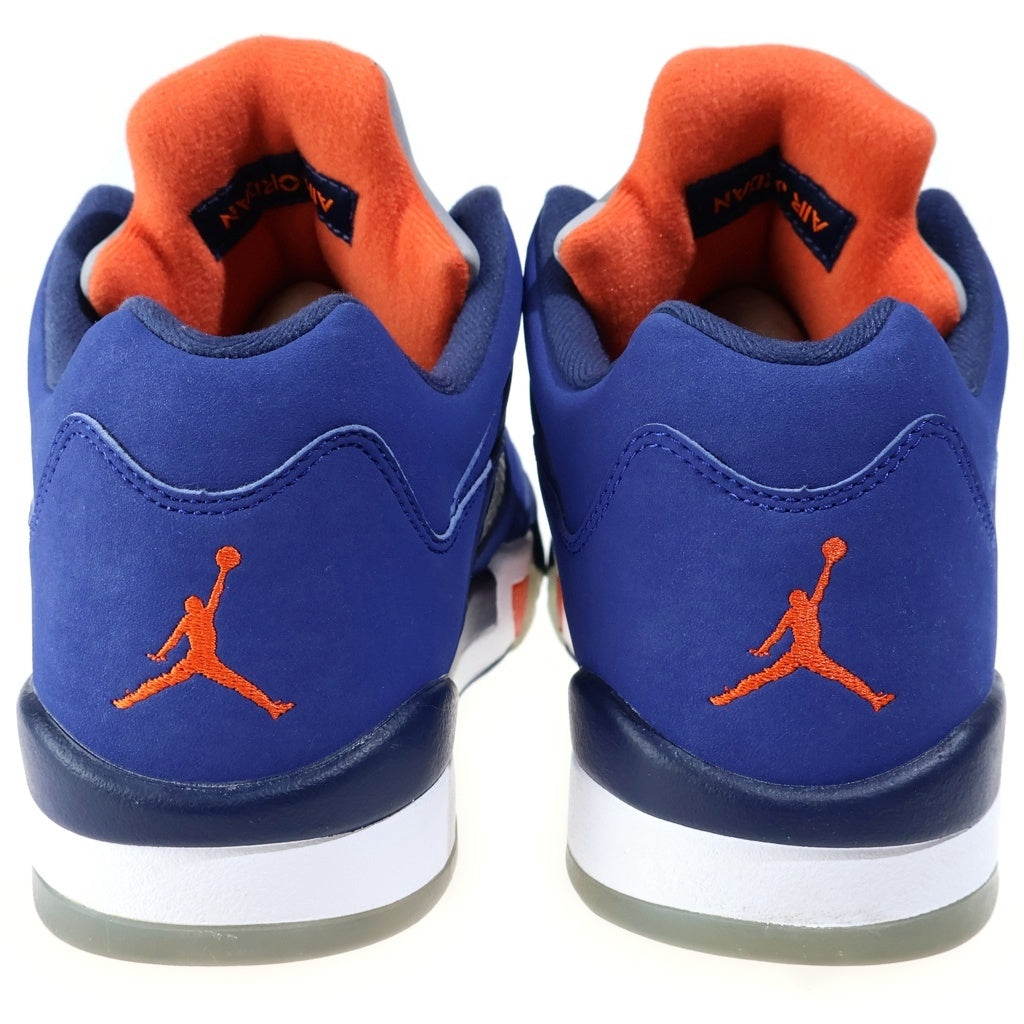 NIKE(ナイキ) Air Jordan 5 Retro Low Knicks エアジョーダン5 ロー ニックス ローカットスニーカー ネイビー US10/28cm 819171-417