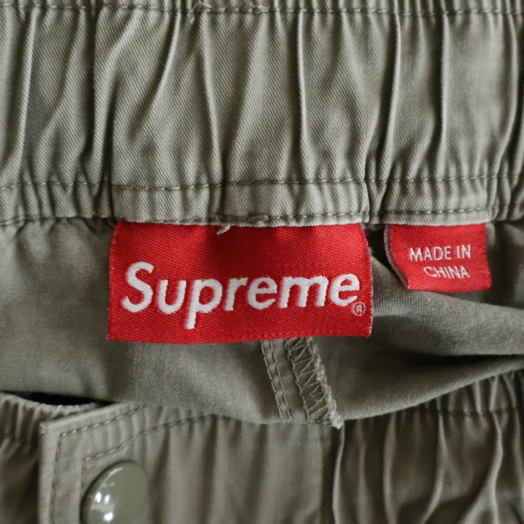 SUPREME(シュプリーム) 22SS Cargo Zip-Off Cinch Pant ジップオフ シンチ ポケット カーゴパンツ グリーン