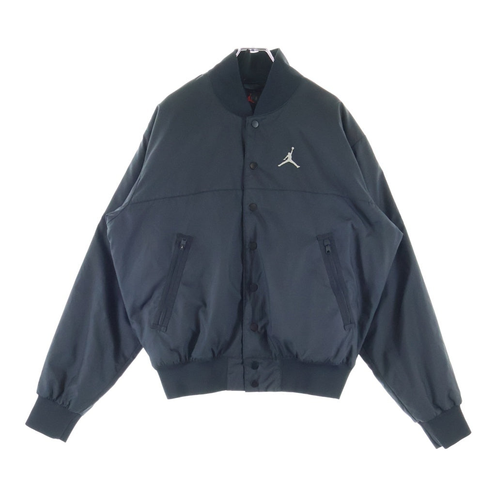 JORDAN BRAND(ジョーダンブランド) SPRT STMT JACKET フロントロゴ ボタン ボンバージャケット ブラック DJ0878-010