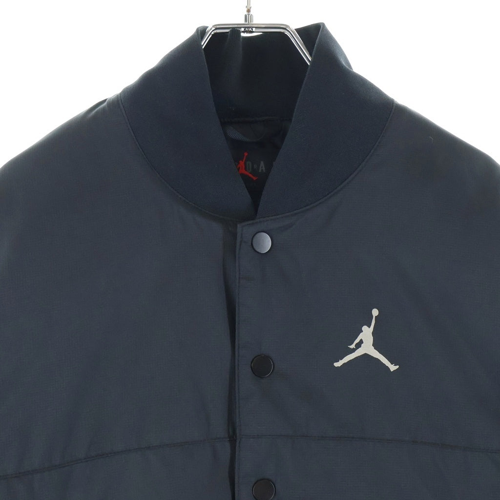 JORDAN BRAND(ジョーダンブランド) SPRT STMT JACKET フロントロゴ ボタン ボンバージャケット ブラック DJ0878-010