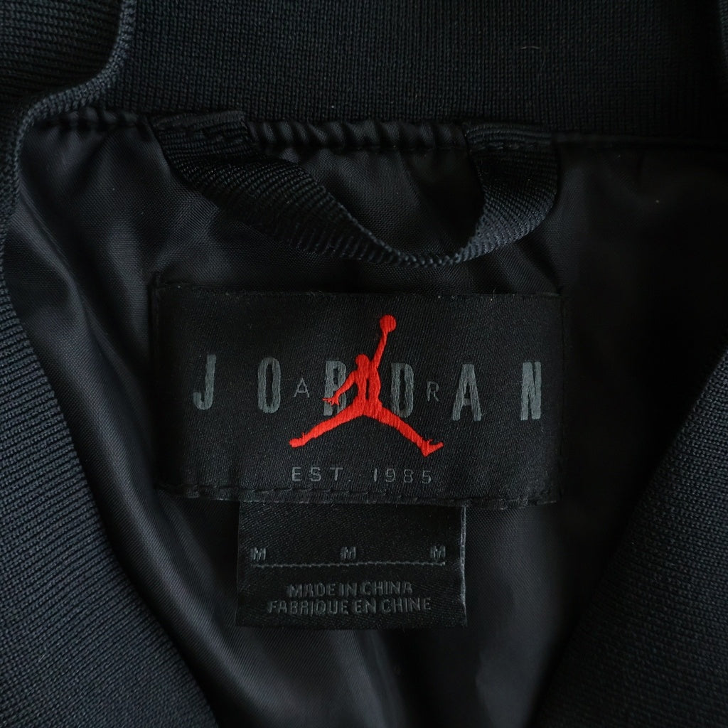 JORDAN BRAND(ジョーダンブランド) SPRT STMT JACKET フロントロゴ ボタン ボンバージャケット ブラック DJ0878-010