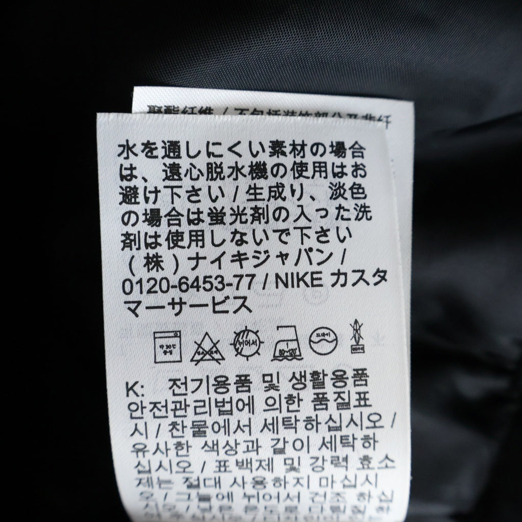 JORDAN BRAND(ジョーダンブランド) SPRT STMT JACKET フロントロゴ ボタン ボンバージャケット ブラック DJ0878-010