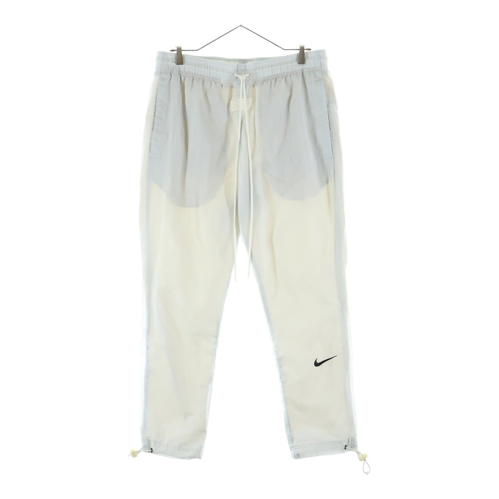 NIKE(ナイキ) ×FEAR OF GOD WOVEN PANT フィアオブゴッド フロントロゴラベル ウーブン トラックパンツ ホワイト BV4417-043