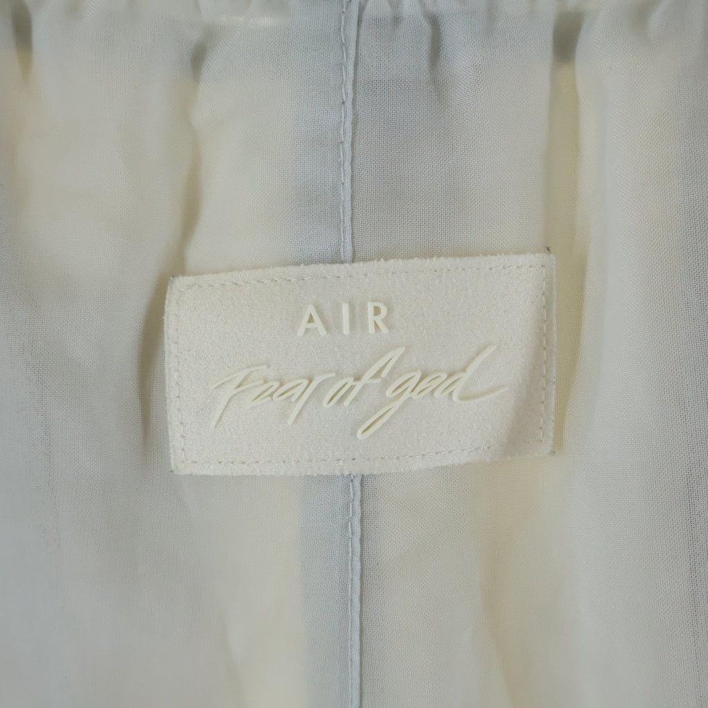 NIKE(ナイキ) ×FEAR OF GOD WOVEN PANT フィアオブゴッド フロントロゴラベル ウーブン トラックパンツ ホワイト BV4417-043