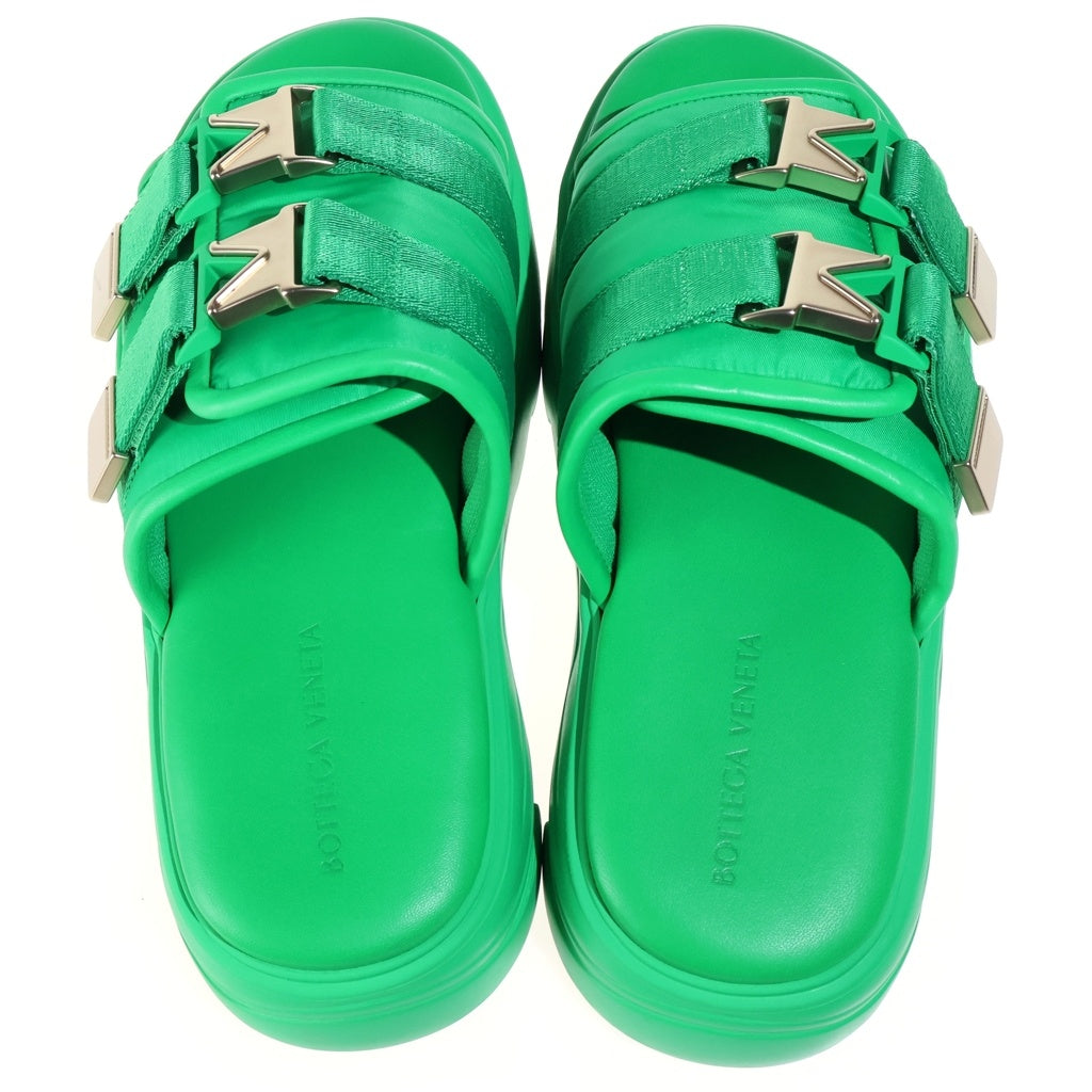 BOTTEGA VENETA(ボッテガヴェネタ) Flash Sandals フラッシュ ベルト サンダル グリーン
