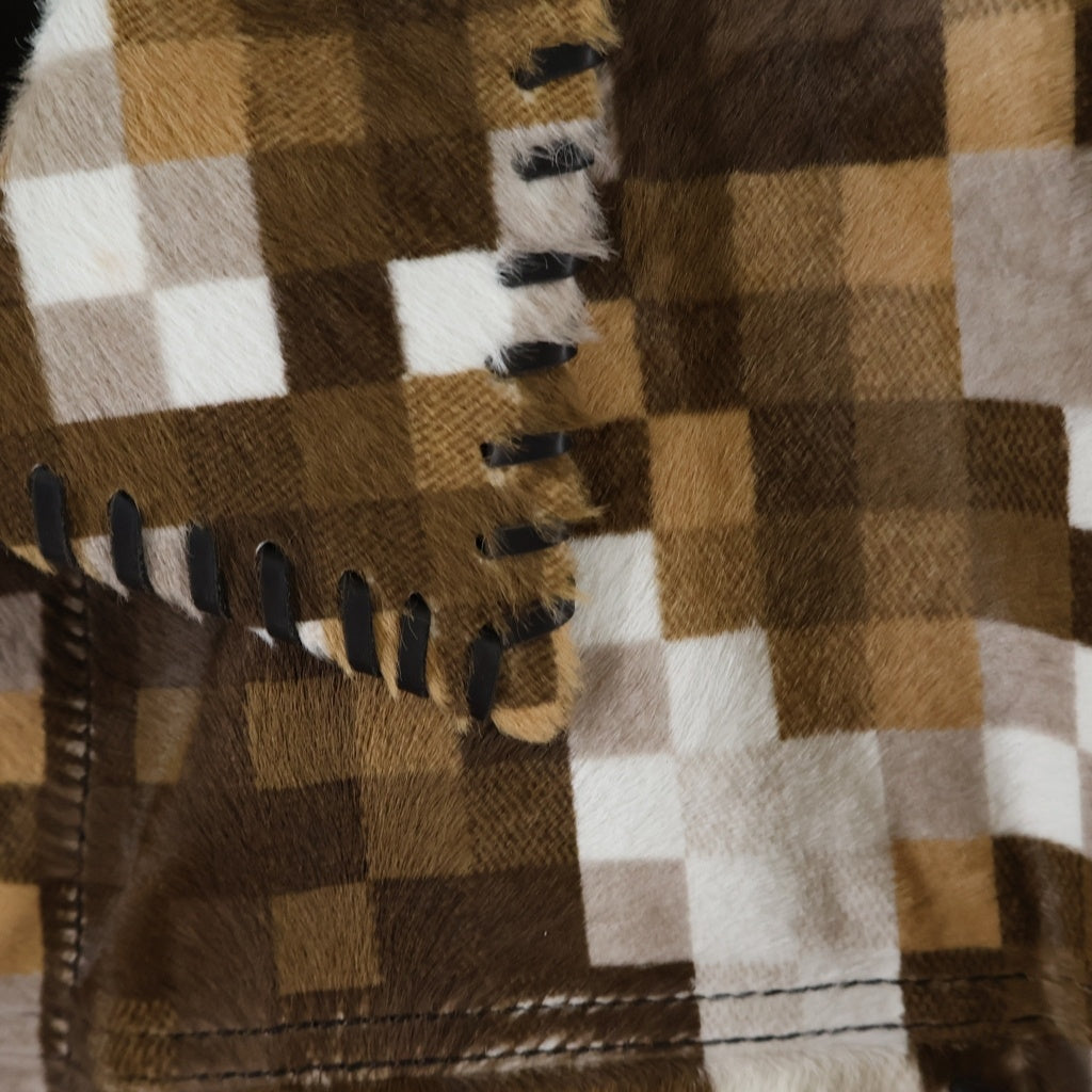 LOUIS VUITTON(ルイヴィトン) 24AW PIXEL CAMO CALF LEATHER TRACKER JACKET ピクセルカモカーブレザートラッカージャケット ブラウン