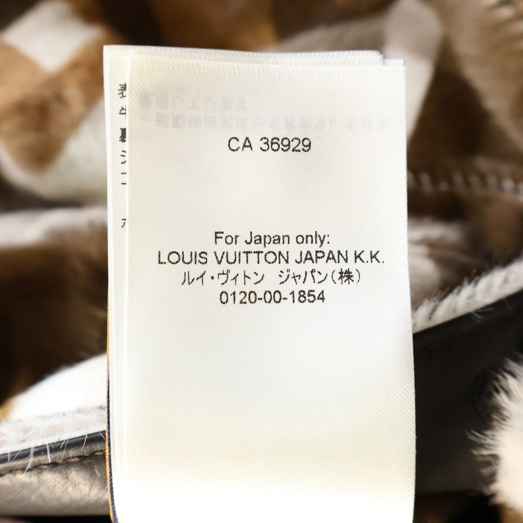 LOUIS VUITTON(ルイヴィトン) 24AW PIXEL CAMO CALF LEATHER TRACKER JACKET ピクセルカモカーブレザートラッカージャケット ブラウン