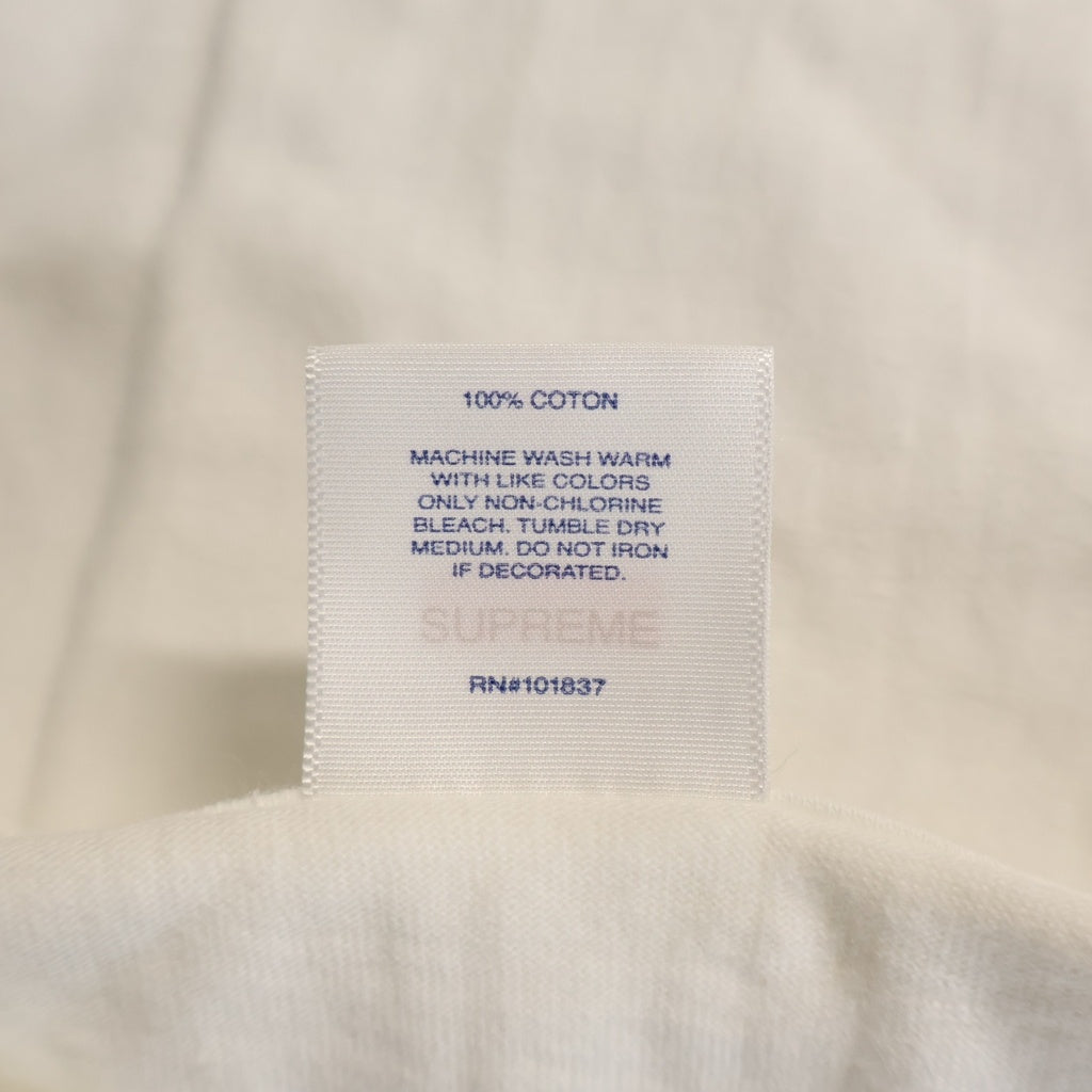 SUPREME(シュプリーム) 21SS ×Emilio Pucci Box Logo Tee エミリオプッチ ボックスロゴ フロントプリント 半袖Tシャツ カットソー ホワイト