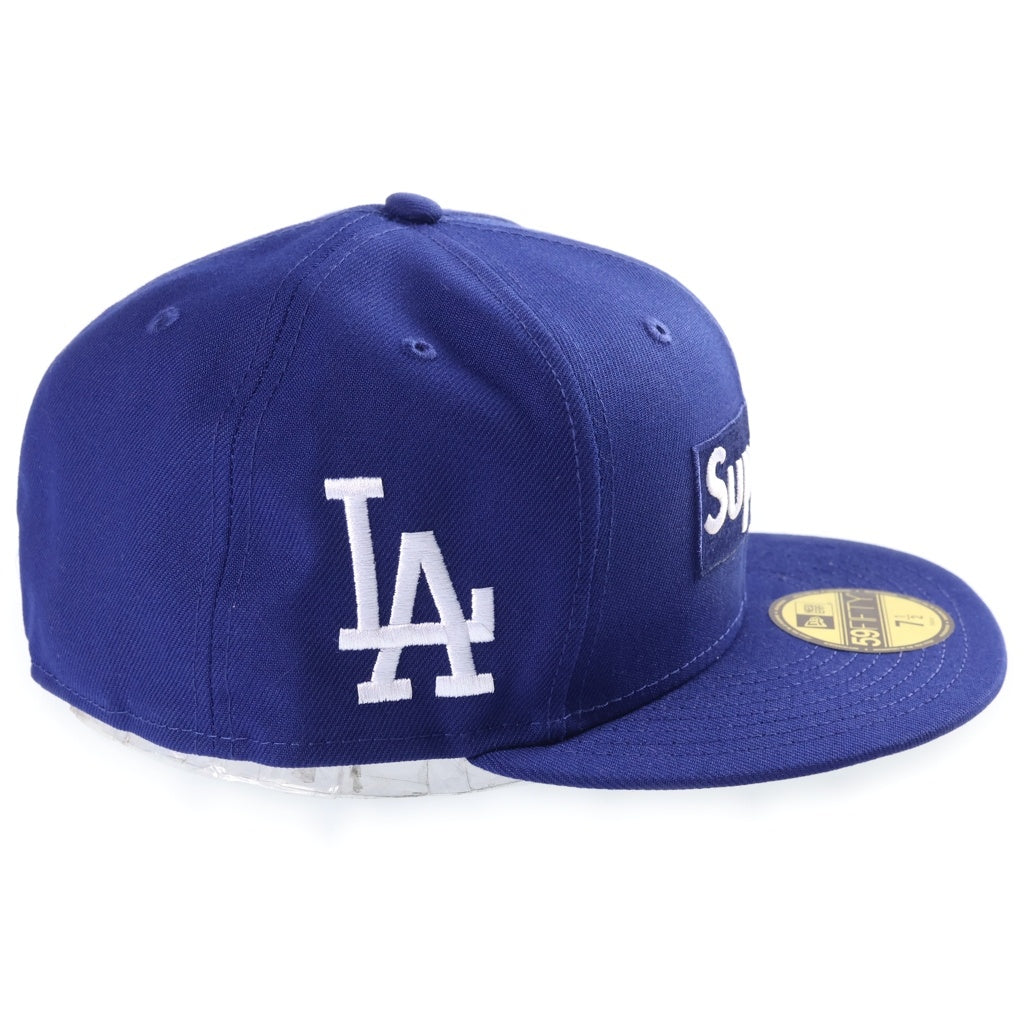 SUPREME(シュプリーム) 24SS MLB Teams Box Logo New Era エムエルビーチームズ ボックスロゴ ニューエラ 6パネル ベースボールキャップ ブルー