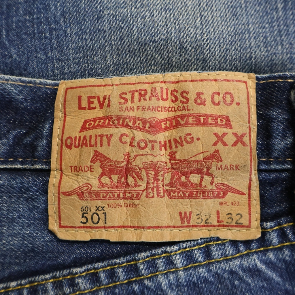 Levi's VINTAGE CLOTHING(リーバイス ビンテージ クロージング) 501XX BIG E 赤耳 シングルステッチ トルコ製 ボタンフライ レギュラー ストレート デニムパンツ ジーンズ インディゴ