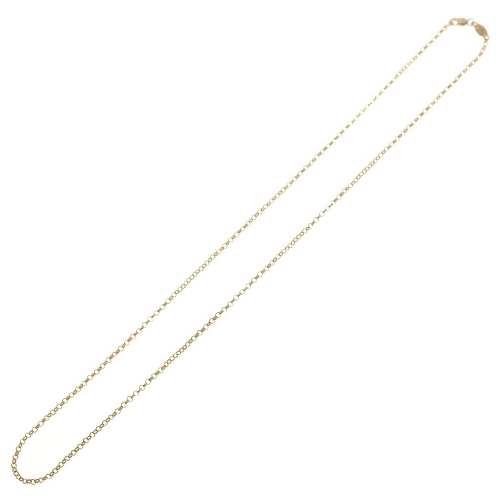 CHROME HEARTS(クロムハーツ) 22K NECKCHAIN R20 ロールチェーンネックレス 20inch ゴールド BCA011