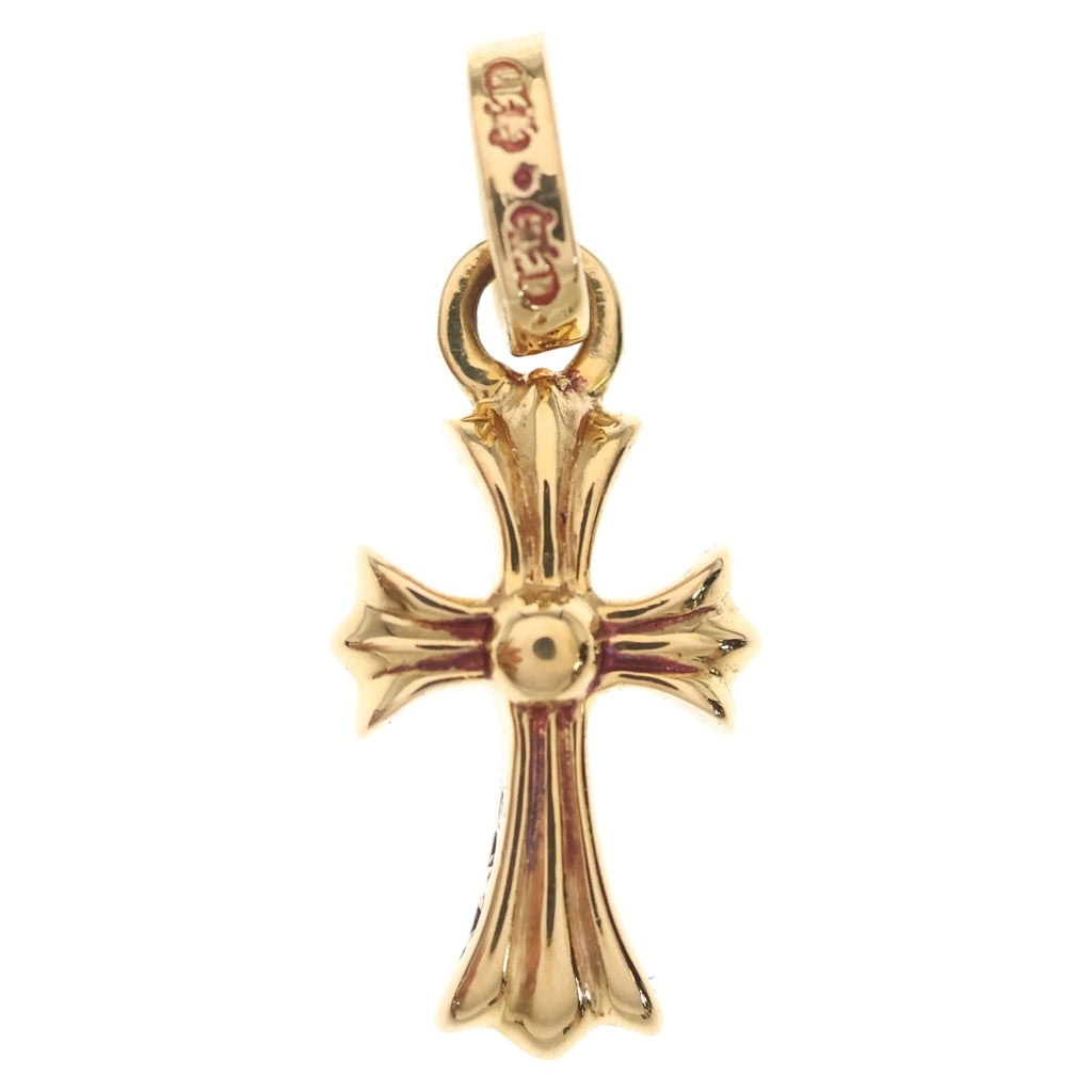 CHROME HEARTS(クロムハーツ) 22K CRS BBYFAT P/DIA ベイビーファットクロス PAVEダイヤ ペンダントトップ ゴールド BCA035