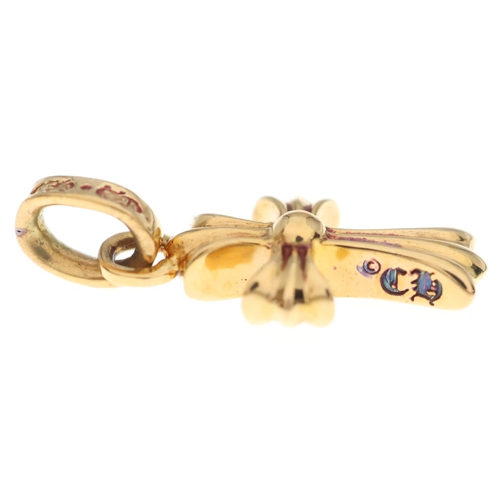 CHROME HEARTS(クロムハーツ) 22K CRS BBYFAT P/DIA ベイビーファットクロス PAVEダイヤ ペンダントトップ ゴールド BCA035