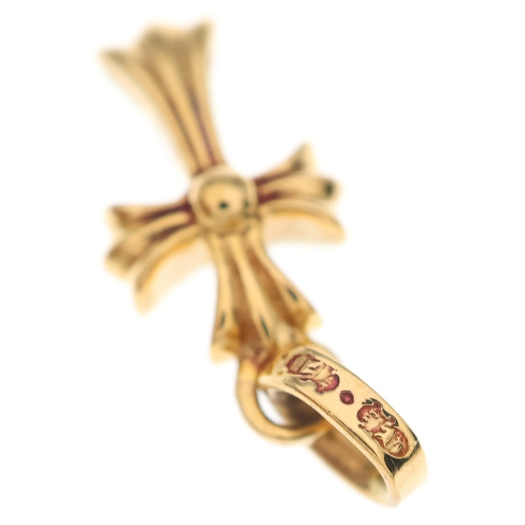 CHROME HEARTS(クロムハーツ) 22K CRS BBYFAT P/DIA ベイビーファットクロス PAVEダイヤ ペンダントトップ ゴールド BCA035