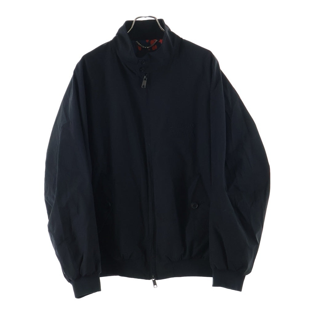 WACKO MARIA(ワコマリア) 25SS ×Baracuta G9 Harrington Jacket バラクータ ハリントン ロゴ刺繍 裏地総柄 ジップアップ ジャケット ブラック