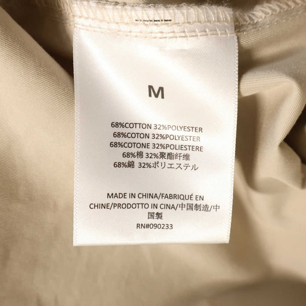 FEAR OF GOD ESSENTIALS(フィアオブゴッド エッセンシャルズ) ボタンダウン 背面ロゴパッチ コットン シャツ ジャケット ベージュ