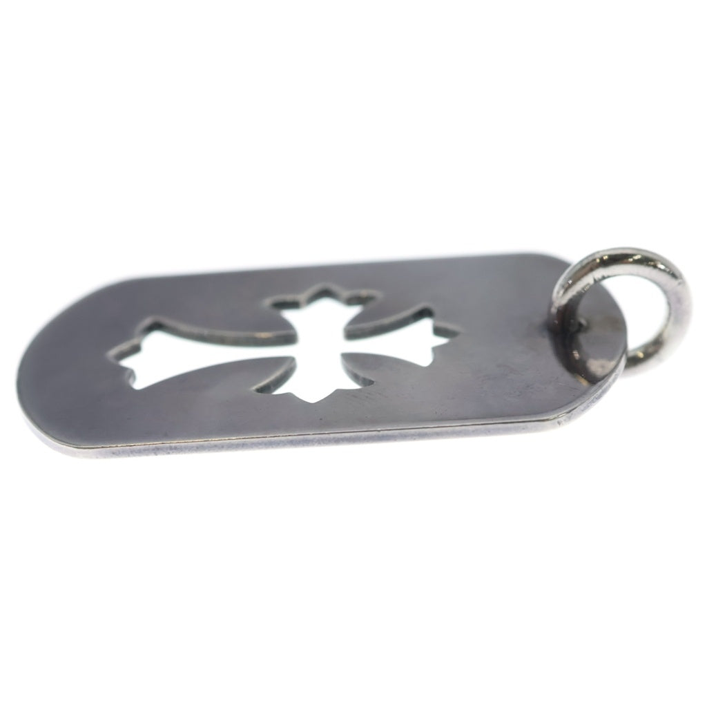 CHROME HEARTS(クロムハーツ) D TAG LRG CO CRS カットアウトクロスドッグタグ ラージ ペンダントトップ シルバー BCA239