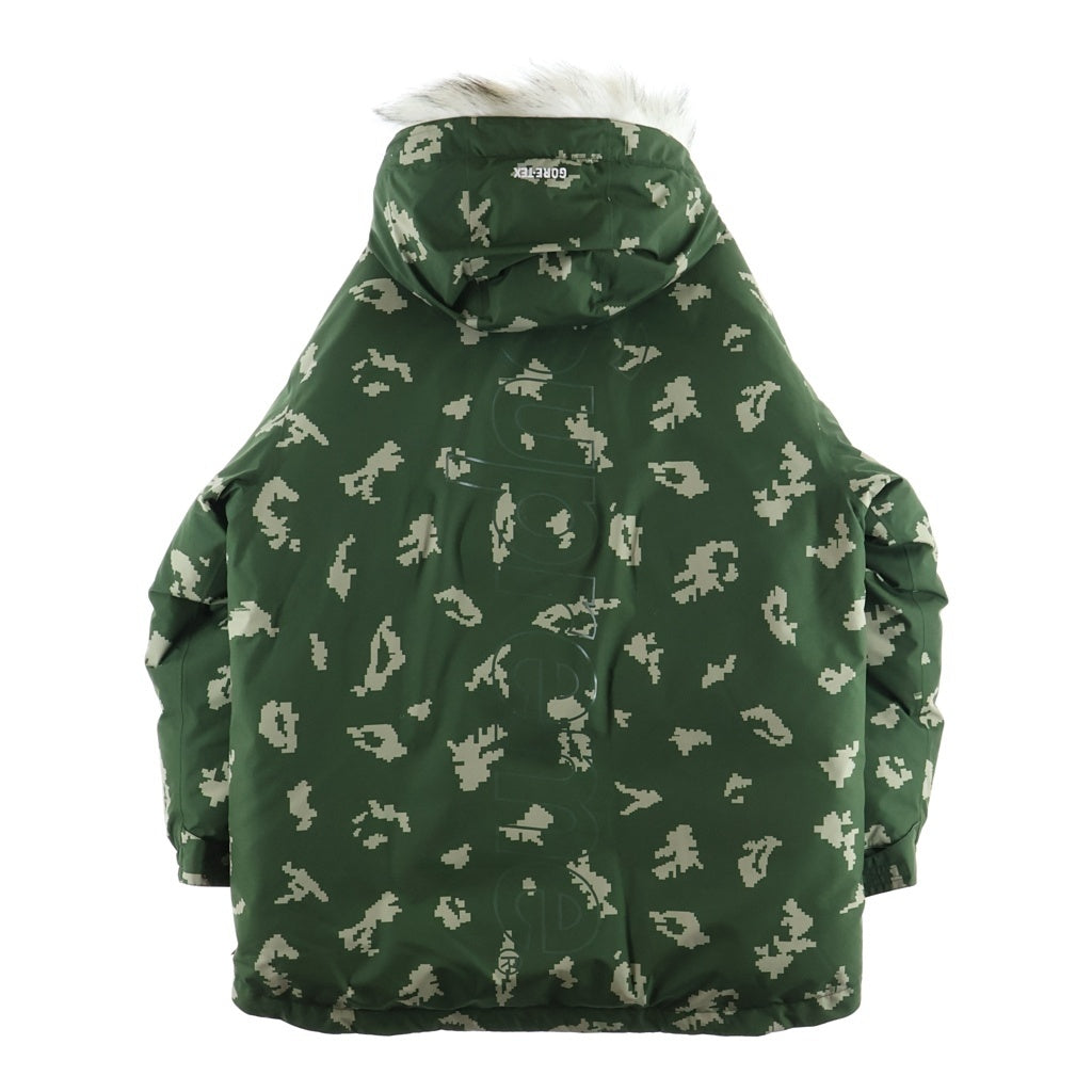 SUPREME(シュプリーム) 21AW GORE-TEX 700-Fill Down Parka Olive Russian Camo ゴアテックス 700フィル ダウンパーカ オリーブロシアンカモ 総柄 ダウンジャケット カーキ