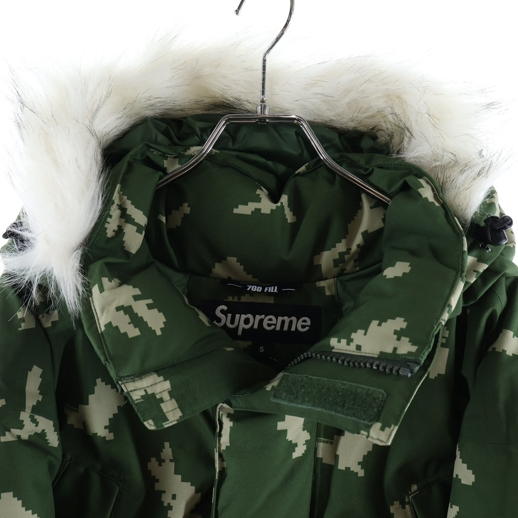 SUPREME(シュプリーム) 21AW GORE-TEX 700-Fill Down Parka Olive Russian Camo ゴアテックス 700フィル ダウンパーカ オリーブロシアンカモ 総柄 ダウンジャケット カーキ