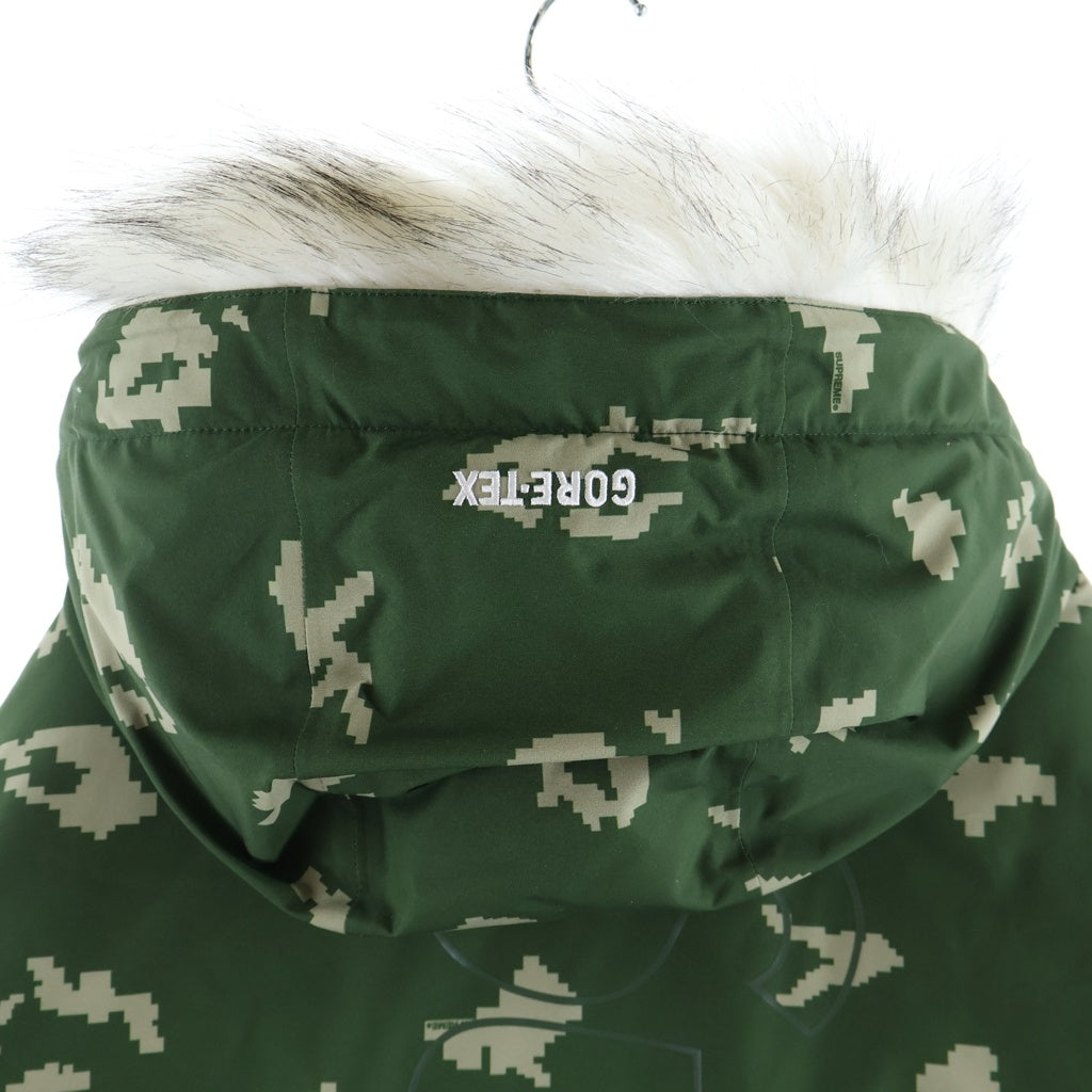 SUPREME(シュプリーム) 21AW GORE-TEX 700-Fill Down Parka Olive Russian Camo ゴアテックス 700フィル ダウンパーカ オリーブロシアンカモ 総柄 ダウンジャケット カーキ