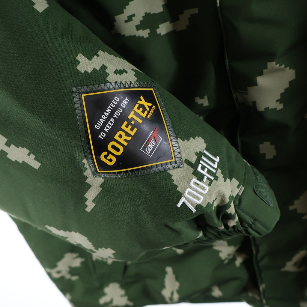 SUPREME(シュプリーム) 21AW GORE-TEX 700-Fill Down Parka Olive Russian Camo ゴアテックス 700フィル ダウンパーカ オリーブロシアンカモ 総柄 ダウンジャケット カーキ