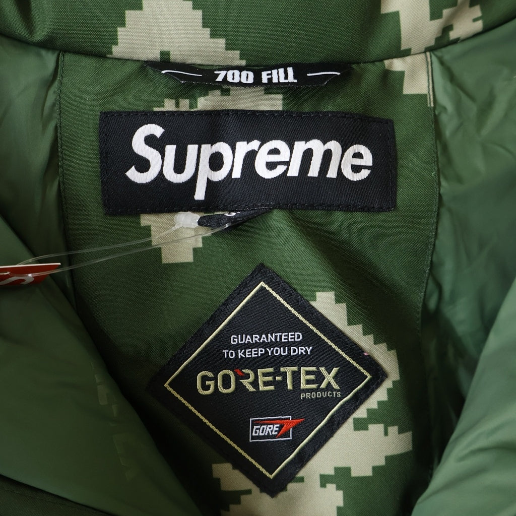 SUPREME(シュプリーム) 21AW GORE-TEX 700-Fill Down Parka Olive Russian Camo ゴアテックス 700フィル ダウンパーカ オリーブロシアンカモ 総柄 ダウンジャケット カーキ