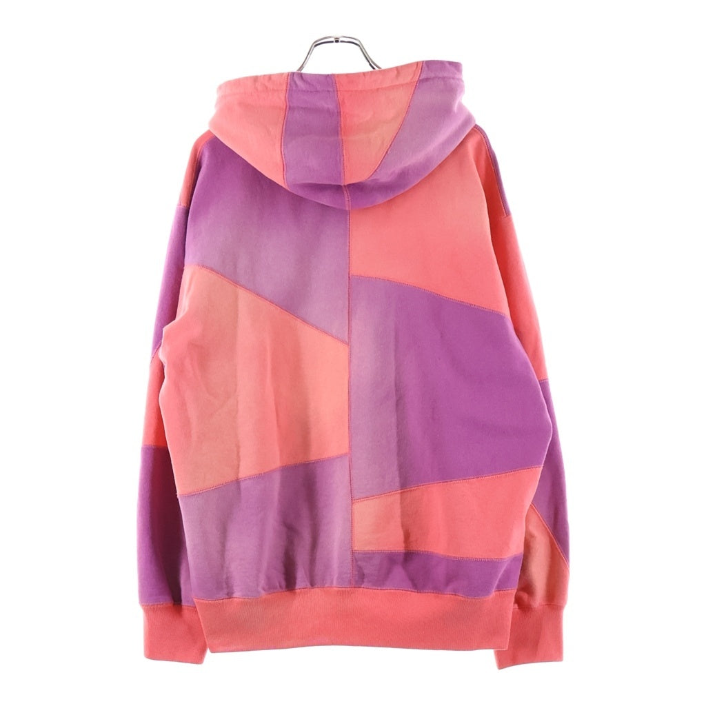 SUPREME(シュプリーム) 20AW Pactchwork Hooded Sweatshirt パッチワークフーデッドスウェットシャツ プルオーバーパーカー フーディー ピンク