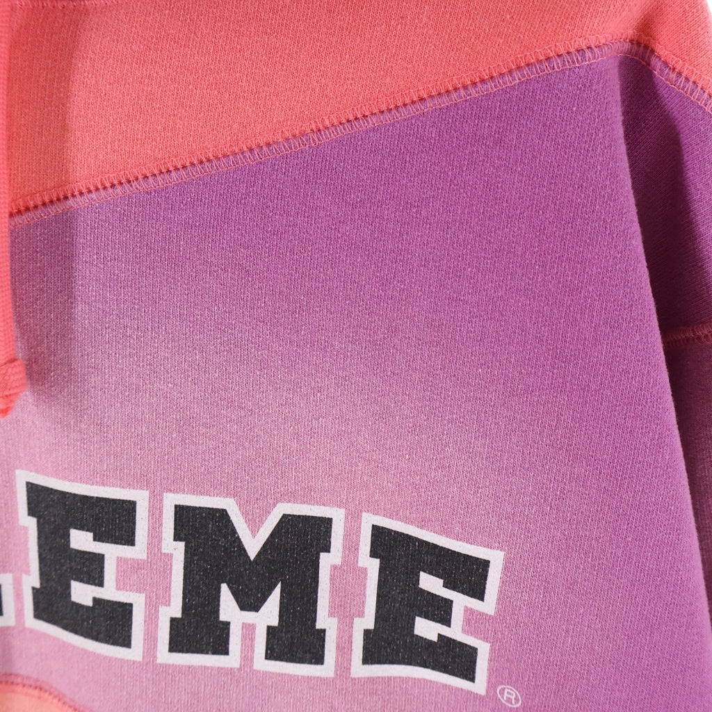 SUPREME(シュプリーム) 20AW Pactchwork Hooded Sweatshirt パッチワークフーデッドスウェットシャツ プルオーバーパーカー フーディー ピンク