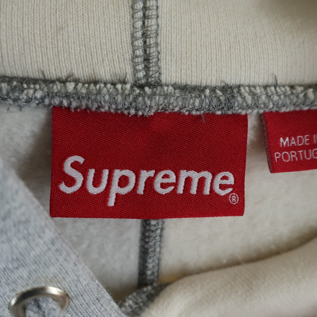 SUPREME(シュプリーム) 20AW Pactchwork Hooded Sweatshirt パッチワークフーデッドスウェットシャツ プルオーバーパーカー フーディー ホワイト/グレー