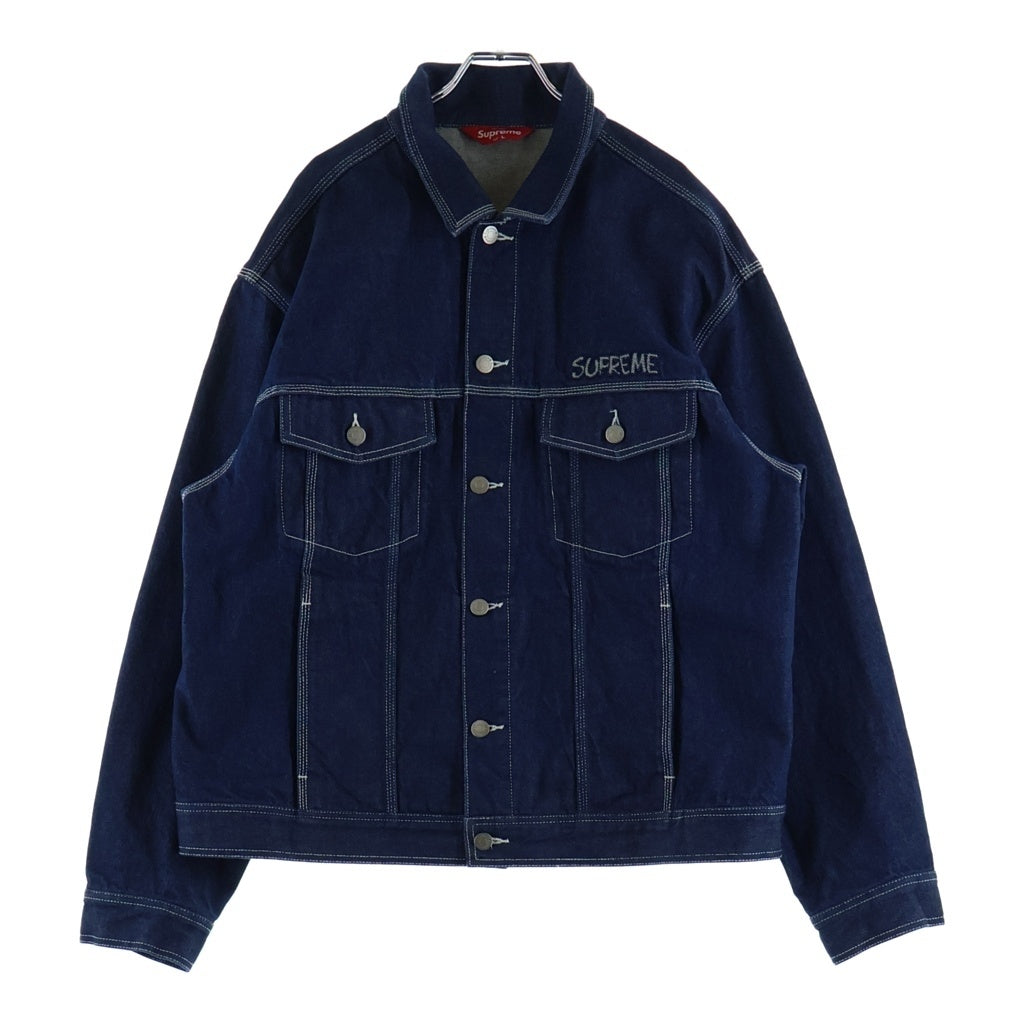 SUPREME(シュプリーム) 20AW Smurfs Denim Trucker Jacket スマーフズデニムトラッカージャケット インディゴ