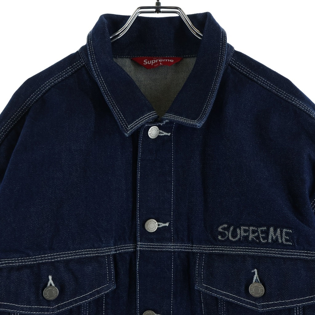 SUPREME(シュプリーム) 20AW Smurfs Denim Trucker Jacket スマーフズデニムトラッカージャケット インディゴ