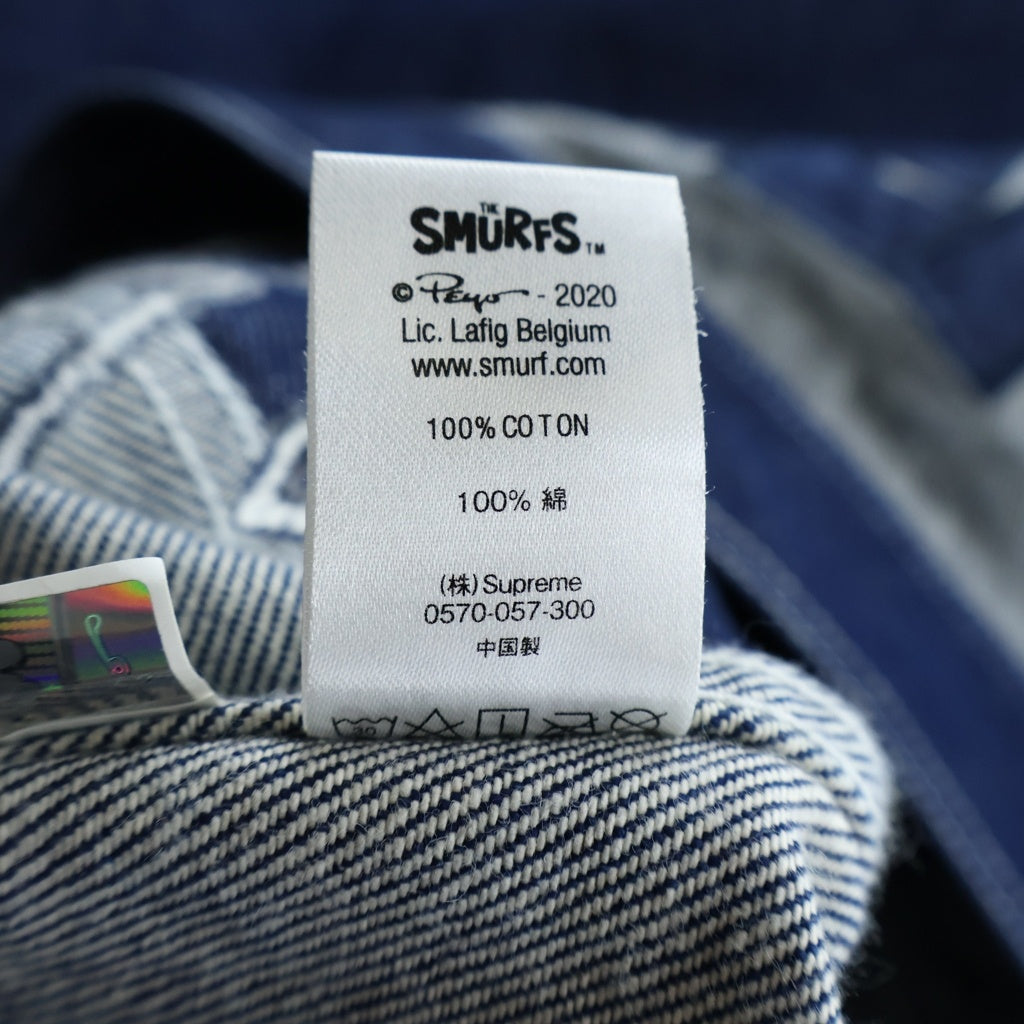 SUPREME(シュプリーム) 20AW Smurfs Denim Trucker Jacket スマーフズデニムトラッカージャケット インディゴ
