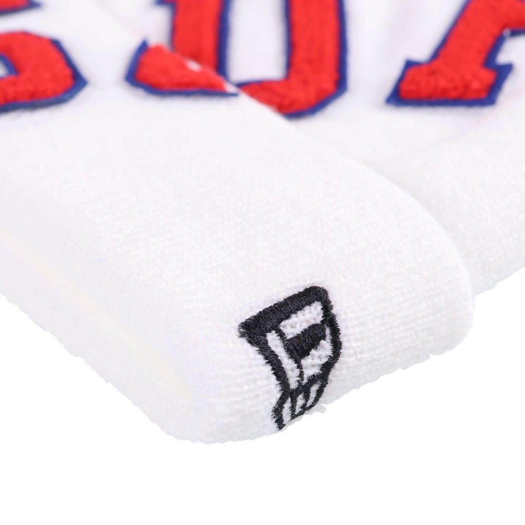 SUPREME(シュプリーム) 20AW ×NEW ERA Big Arc Beanie ニューエラ ビッグアーチビーニー ニット帽 ホワイト/レッド