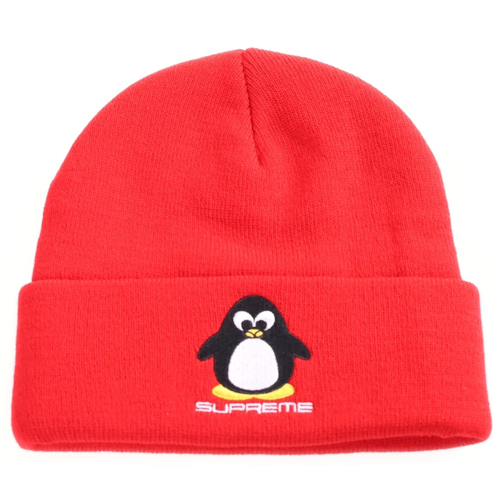 SUPREME(シュプリーム) 20AW Penguin Beanie ペンギンビーニー ニット帽 レッド レディース