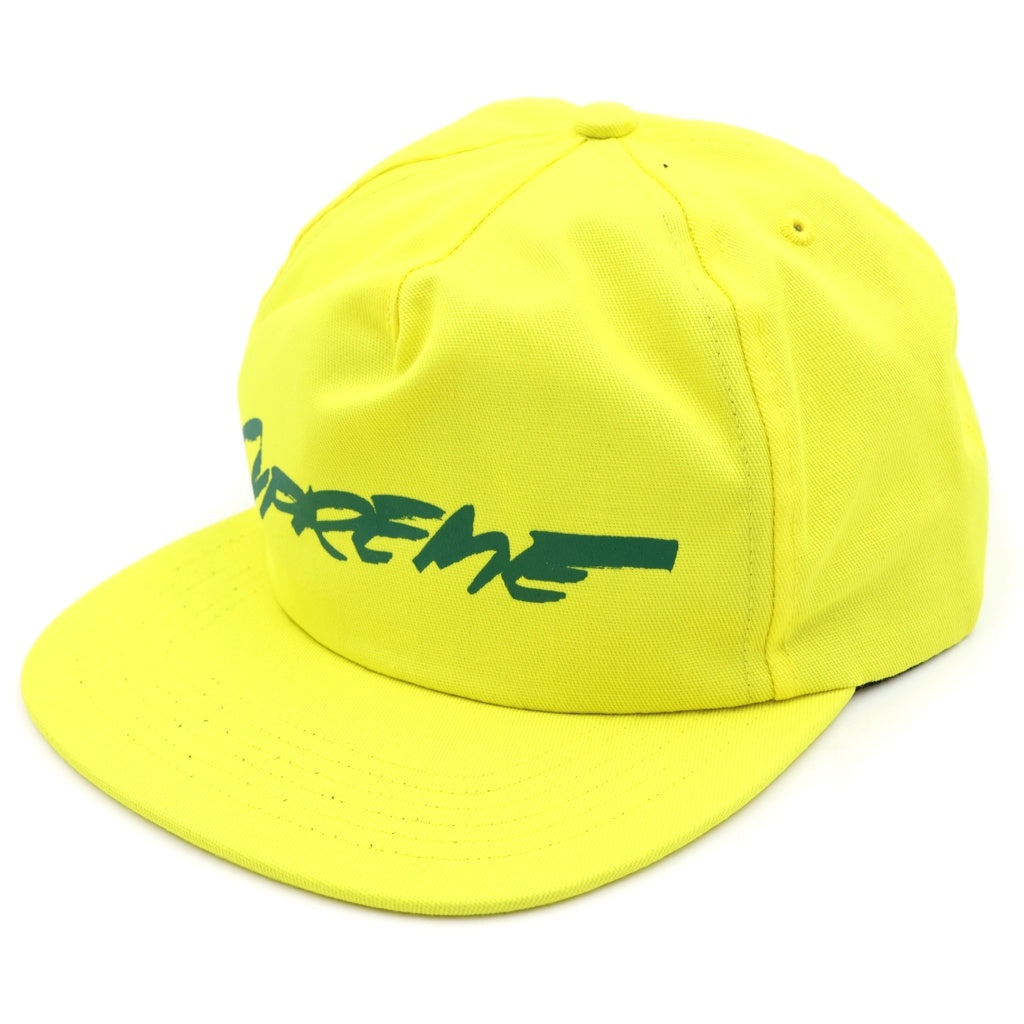 SUPREME(シュプリーム) 20AW Futura Logo 5-Panel フューチュラロゴプリント 5パネル キャンプキャップ イエロー レディース