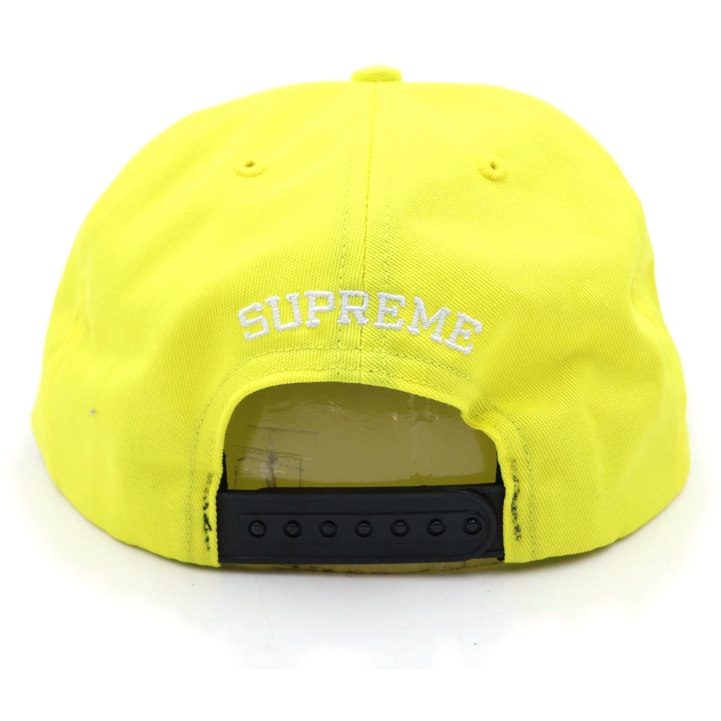 SUPREME(シュプリーム) 20AW Futura Logo 5-Panel フューチュラロゴプリント 5パネル キャンプキャップ イエロー レディース