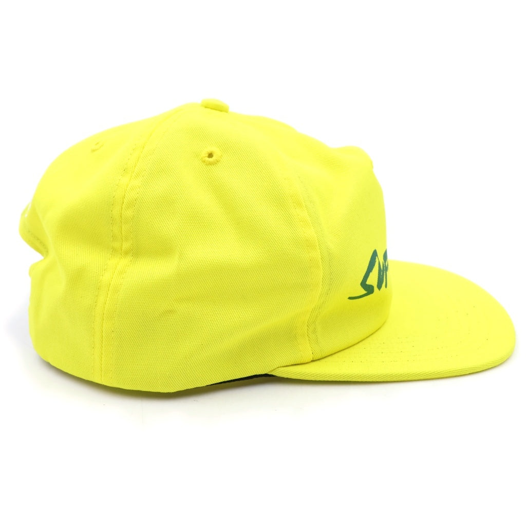 SUPREME(シュプリーム) 20AW Futura Logo 5-Panel フューチュラロゴプリント 5パネル キャンプキャップ イエロー レディース