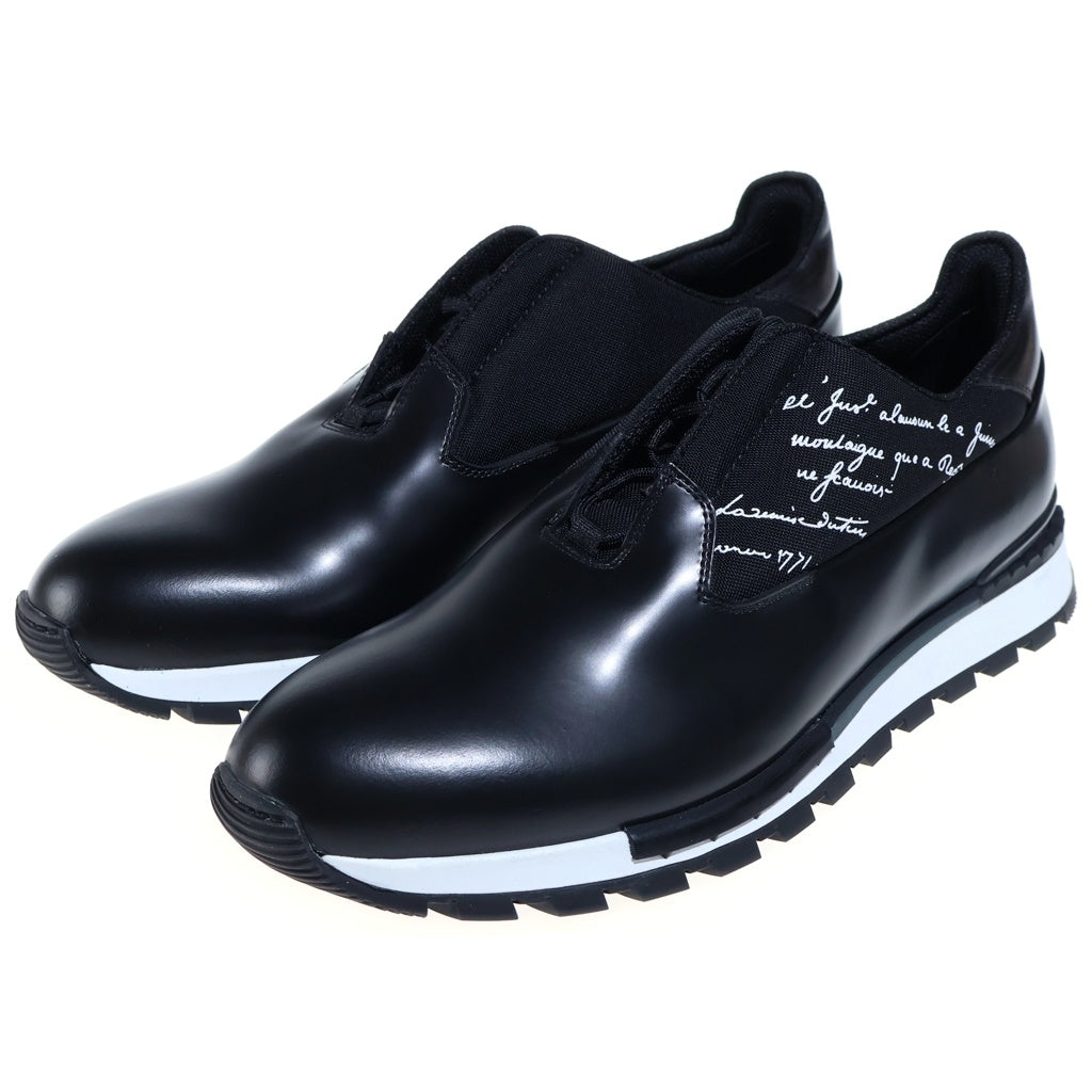 Berluti(ベルルッティ) ファストトラック トリックノカリグラフィ レザー ローカットスニーカー ブラック