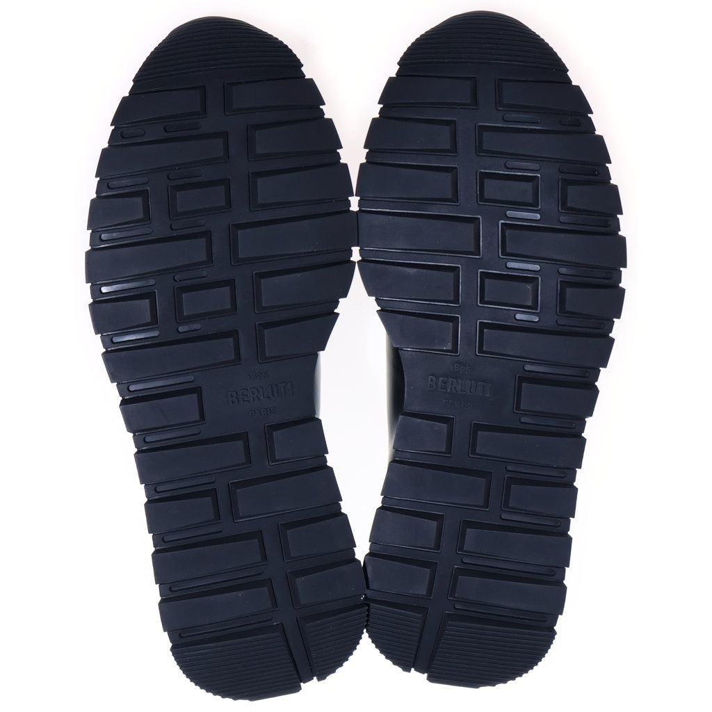 Berluti(ベルルッティ) ファストトラック トリックノカリグラフィ レザー ローカットスニーカー ブラック
