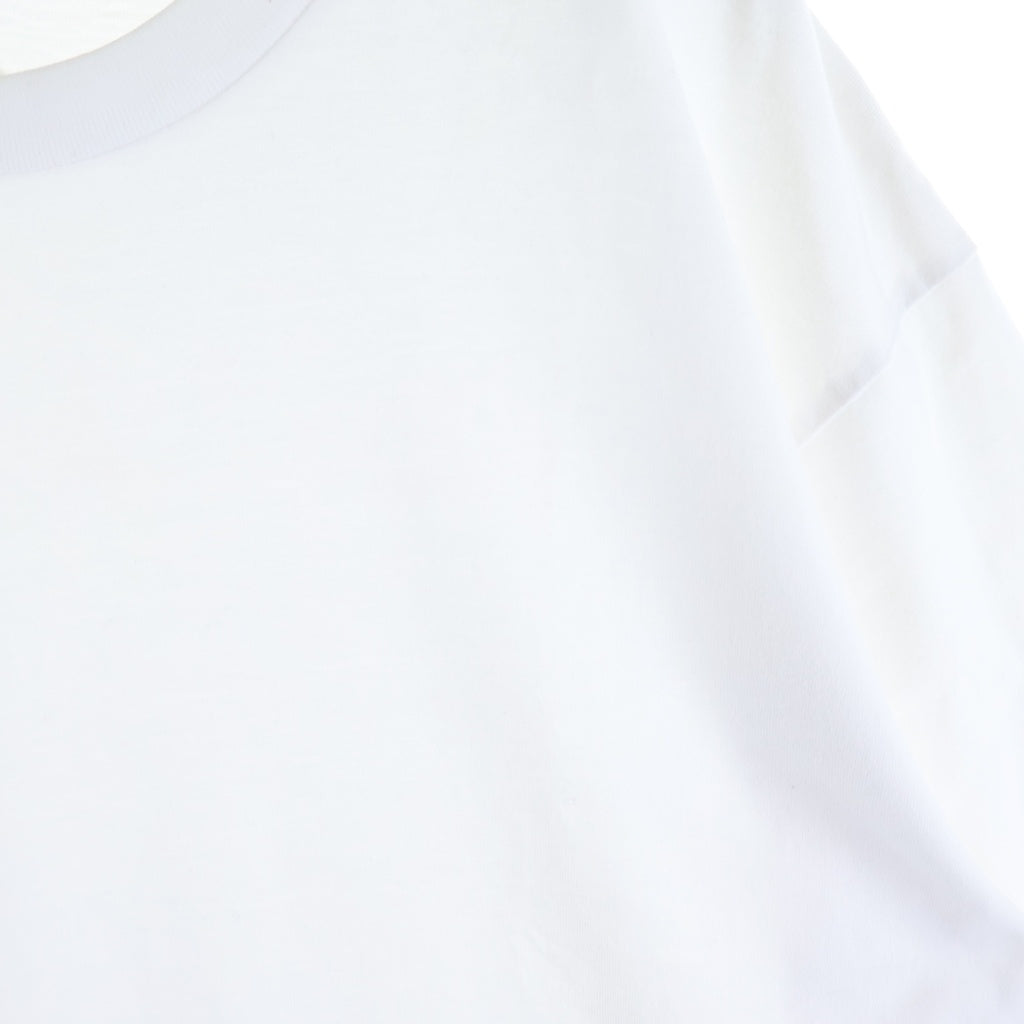 HOORSENBUHS(ホーセンブース) Logo Cotton Tee バックラバーロゴ クルーネック 半袖Tシャツ カットソー ホワイト 9920900156