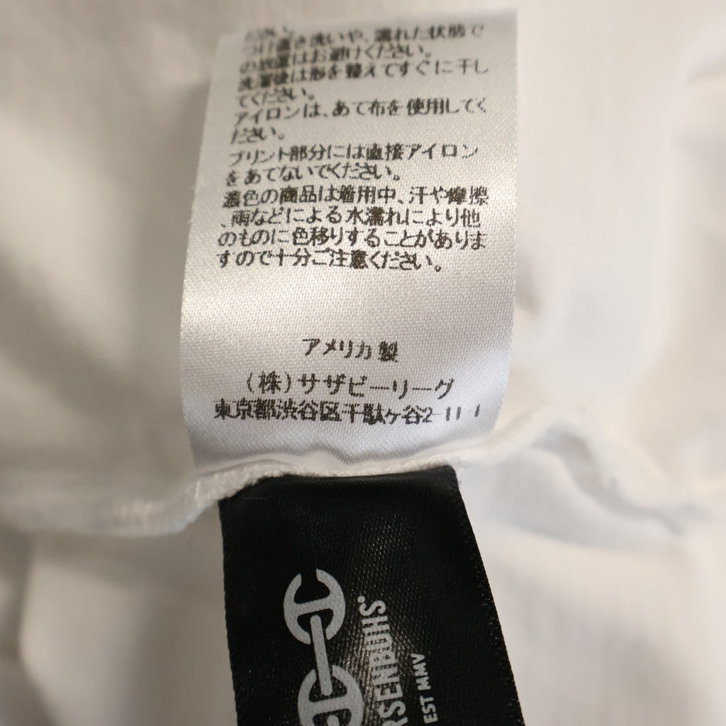 HOORSENBUHS(ホーセンブース) Logo Cotton Tee バックラバーロゴ クルーネック 半袖Tシャツ カットソー ホワイト 9920900156
