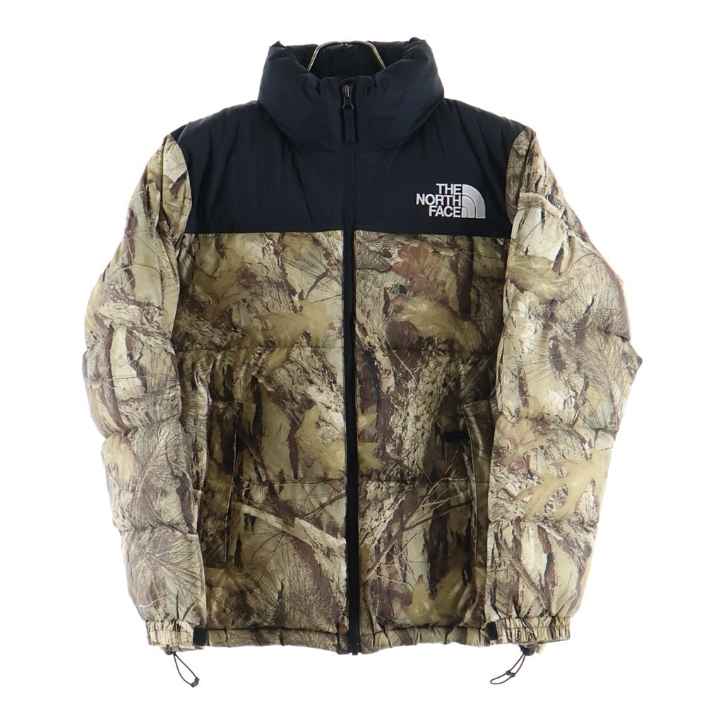 THE NORTH FACE(ザノースフェイス) Novelty Nuptse Jacket リアルツリーカモ 総柄 ノベルティ ヌプシ ダウンジャケット カーキ ND42230R