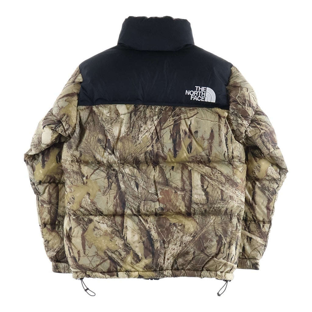 THE NORTH FACE(ザノースフェイス) Novelty Nuptse Jacket リアルツリーカモ 総柄 ノベルティ ヌプシ ダウンジャケット カーキ ND42230R